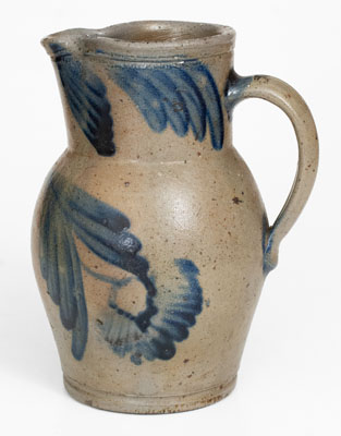 Half-Gallon Stoneware Pitcher attrib. William Linton, Baltimore, MD, circa 1860