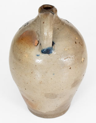 Very Rare New York City Stoneware Jug Incised "H. F.," early 19th century