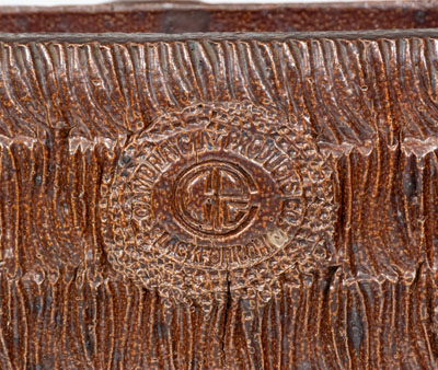 Sewertile Planters Marked AMERICAN CLAY PRODUCTS / BLACKFORK, OHIO