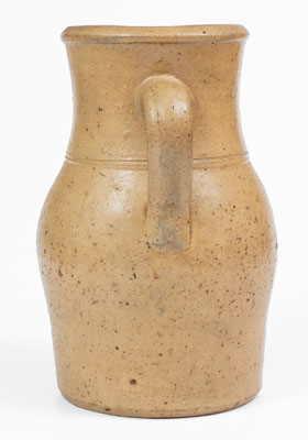 Attrib. Roseville, Ohio Stoneware Pitcher w/ Apple Decoration, c1875