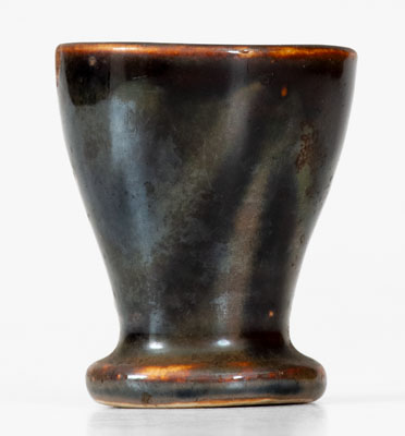 Rare Ohio Stoneware Match Safe Inscribed