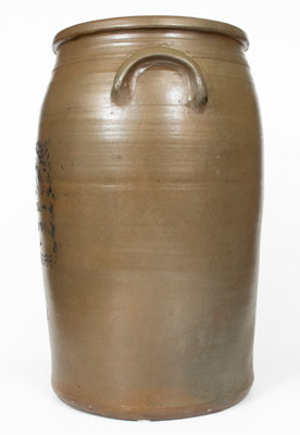 Fine 20 Gal. HAMILTON & JONES / AGENTS / GREENSBORO, PA Stoneware Crock
