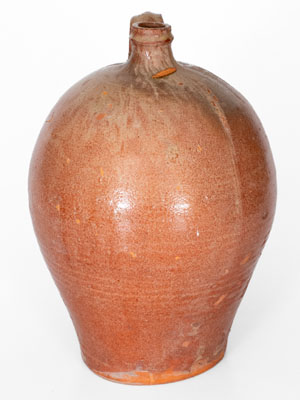 Fine Glazed Redware Jug, Northeastern U.S., probably NY State, early to mid 19th century