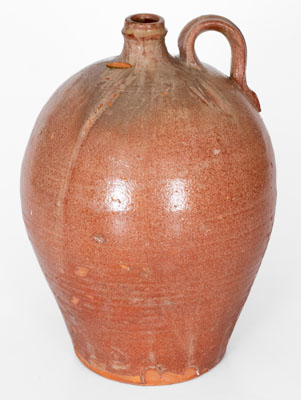 Fine Glazed Redware Jug, Northeastern U.S., probably NY State, early to mid 19th century