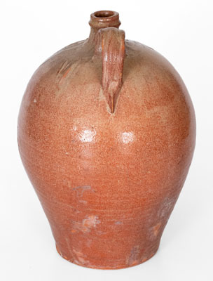 Fine Glazed Redware Jug, Northeastern U.S., probably NY State, early to mid 19th century