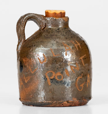 TALLULAH POINT, Georgia Stoneware Scratch Mini Jug