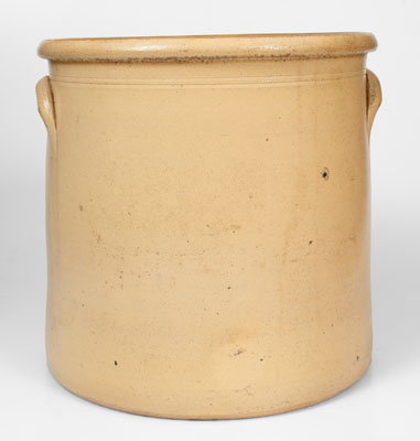 O.L. & A.K. BALLARD 6 Gal. Stoneware Crock w/ Elaborate Slip-Trailed Decoration