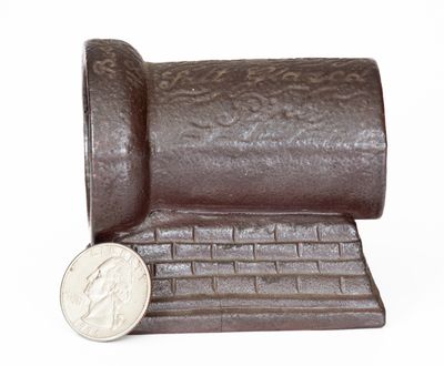 Rare Portland, Maine Sewer Tile Pipe w/ "Boston Office, 42 Oliver Street" Advertising