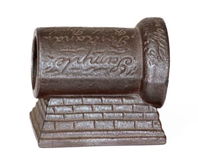 Rare Portland, Maine Sewer Tile Pipe w/ "Boston Office, 42 Oliver Street" Advertising