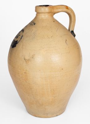 3 Gal. CLARK & FOX / ATHENS, NY Stoneware Jug Dated