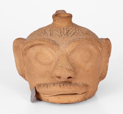 Important Arie Meaders Face Jug with