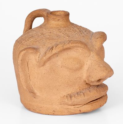Important Arie Meaders Face Jug with
