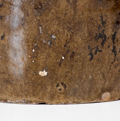 Edgefield, South Carolina Stoneware Jar w/ B.F. Landrum Cross