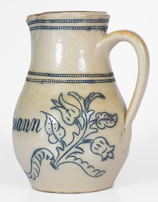 Fine "H.W. Hofmann / 1897" Presentation Pitcher, Remmey Pottery, Philadelphia, PA