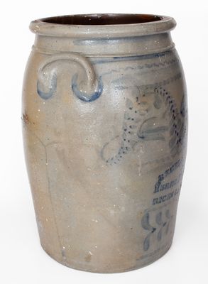 Rare 12-Gallon Rice s Landing, PA Stoneware Crock