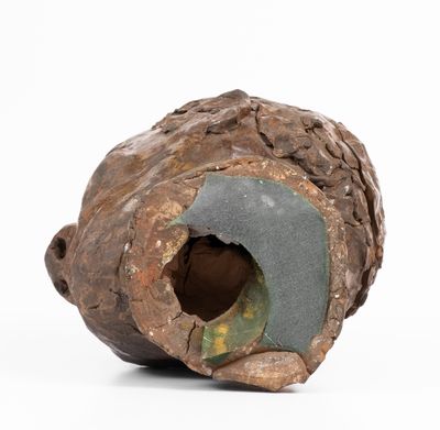 Unusual Stoneware Head Sculpture