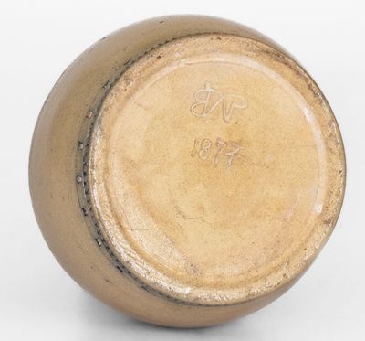 Very Rare Stoneware Bottle w/ Incised Mouse Decoration, probably White's Utica, 1878