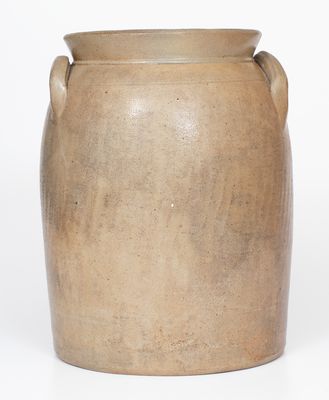 Rare T. HARRINGTON / LYONS Stoneware Jar w/ Starface Decoration