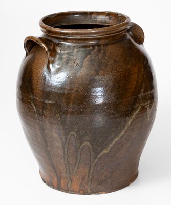 Three-Gallon Stoneware Jar, "Lm," David Drake at Lewis Miles' Stony Bluff Manufactory, Edgefield, SC