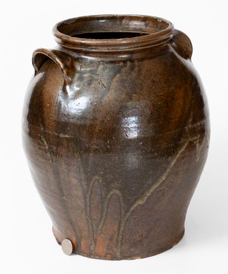 Three-Gallon Stoneware Jar, "Lm," David Drake at Lewis Miles' Stony Bluff Manufactory, Edgefield, SC