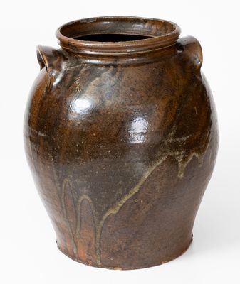 Three-Gallon Stoneware Jar, "Lm," David Drake at Lewis Miles' Stony Bluff Manufactory, Edgefield, SC
