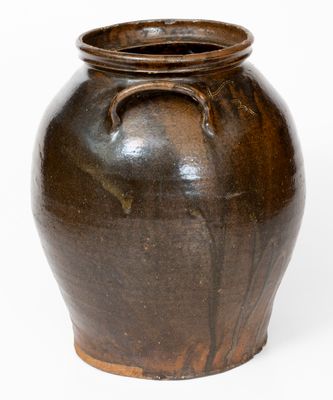Three-Gallon Stoneware Jar, "Lm," David Drake at Lewis Miles' Stony Bluff Manufactory, Edgefield, SC