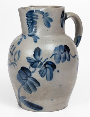 Rare and Fine 1 1/2 Gal. Baltimore, MD Stoneware Pitcher Inscribed