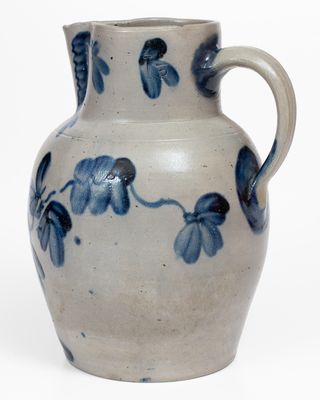 Rare and Fine 1 1/2 Gal. Baltimore, MD Stoneware Pitcher Inscribed