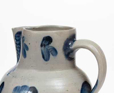 Rare and Fine 1 1/2 Gal. Baltimore, MD Stoneware Pitcher Inscribed