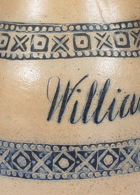 Rare attrib. Richard Remmey, Philadelphia, Stoneware Presentation Pitcher for