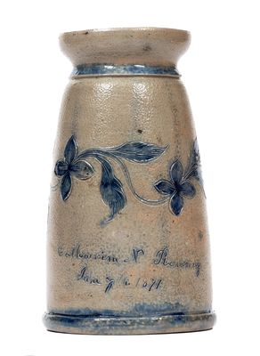Henry H. Remmey, Philadelphia Stoneware Vase: Catherine N. Remmey / June 7th 1871