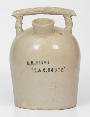 Ohio Stoneware Harvest Jug Stenciled