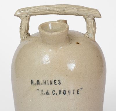 Ohio Stoneware Harvest Jug Stenciled