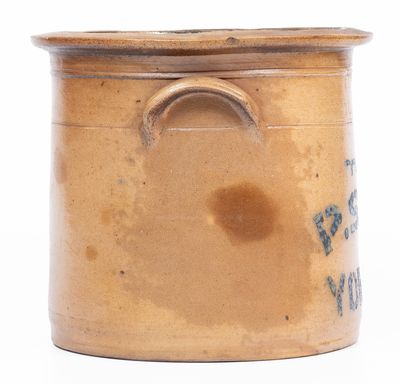 2 Gal. Marked and Stenciled Pfaltzgraff Stoneware Crock,