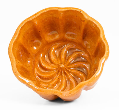 JOHN BELL / WAYNESBORO, Pennsylvania Redware Pudding Mold