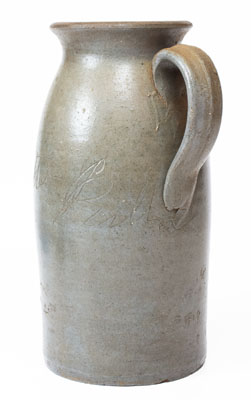 Extremely Rare Putnam County, Tennessee Stoneware Jar: "Barr's Potter Kiln," Jacob C. Barr