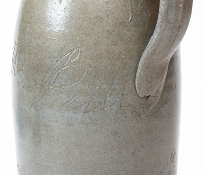 Extremely Rare Putnam County, Tennessee Stoneware Jar: "Barr's Potter Kiln," Jacob C. Barr