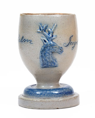 Rare New Ulm, Minnesota Stoneware Mug w/ Applied Stag Inscribed