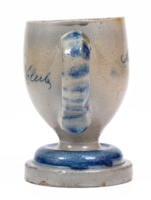 Rare New Ulm, Minnesota Stoneware Mug w/ Applied Stag Inscribed