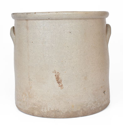 Rare Hartford, CT Stoneware Slogan Crock: "Better Suffer / Wrong then do / Wrong"