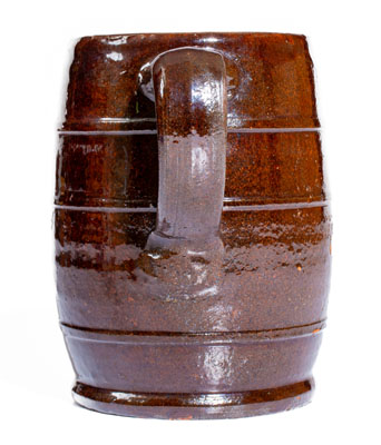 Scarce Glazed Redware Mug Inscribed