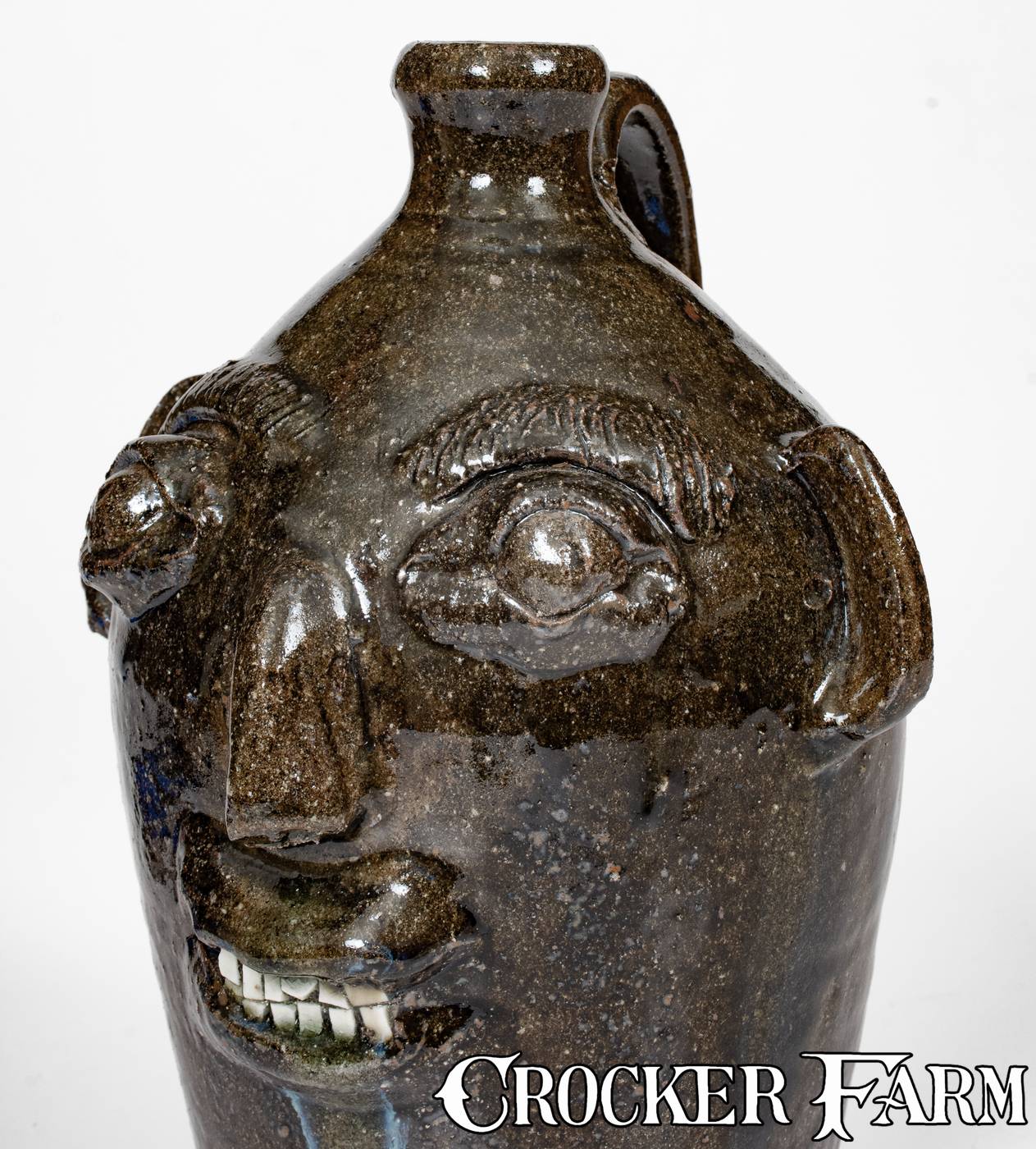 Rare Early-Period B.B. CRAIG / VALE, N.C. Alkaline-Glazed Stoneware ...