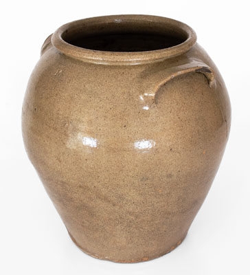 Alkaline-Glazed Stoneware Jar, Stamped