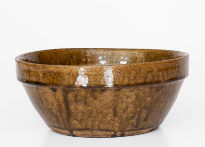 Crawford County, Georgia Stoneware Bowl, late 19th or early 20th century