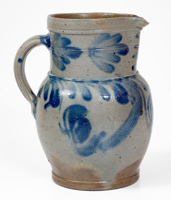 Attrib. Grier Pottery, Chester County, PA Half-Gallon Stoneware Pitcher, circa 1860