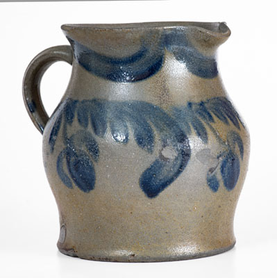 Rare Squat-Form attrib. Decker Pottery (Washington County, TN) Stoneware Pitcher