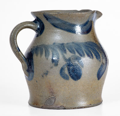 Rare Squat-Form attrib. Decker Pottery (Washington County, TN) Stoneware Pitcher