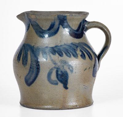 Rare Squat-Form attrib. Decker Pottery (Washington County, TN) Stoneware Pitcher