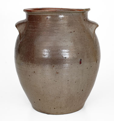 Salt-Glazed Stoneware Jar attrib. Craven Pottery, Henderson County, Tennessee, c1840-60