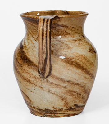 Stoneware Swirl Pitcher attrib. Propst Pottery, Vale, North Carolina, circa 1930
